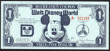 Disneyland Disney $1 Dollar Recreation coupon 1971 AA062 - ArabellaBanknotes.com