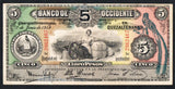 Guatemala 5 Pesos 1919 P - S176 AA270 - ArabellaBanknotes.com