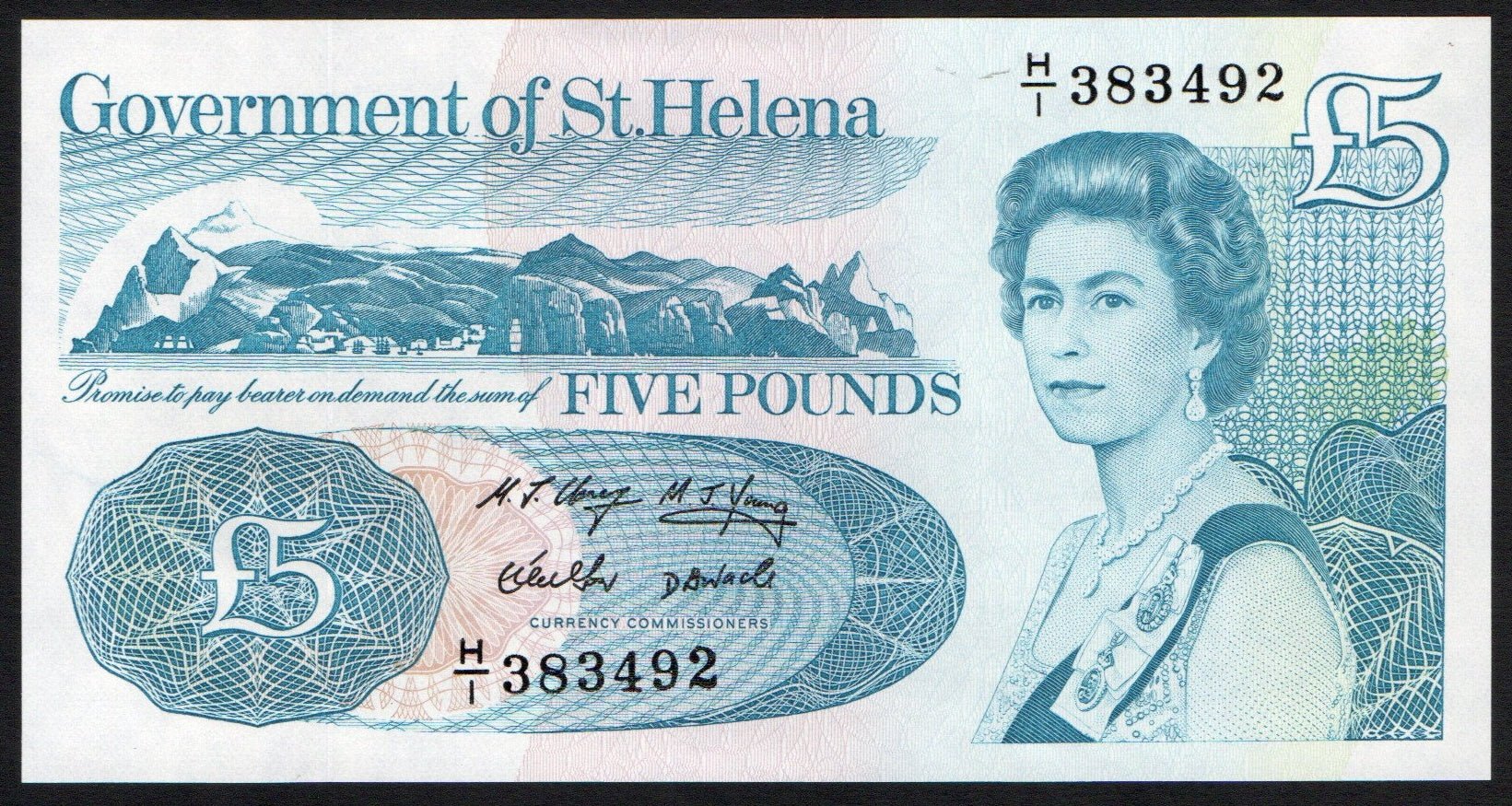 Saint Helena 5 pounds 1998